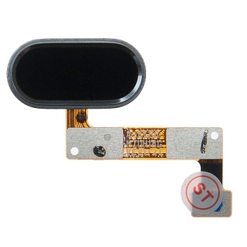 Кнопка HOME для телефона Meizu M5 Note (M621h) в сборе (черная)