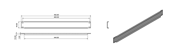 BPV-1-RAL7035 Фальш-панель на 1U, цвет серый (RAL 7035) Hyperline
