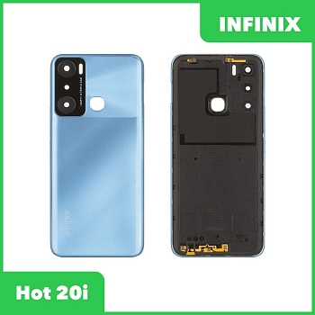 Задняя крышка для Infinix Hot 20i (X665E) (голубой)